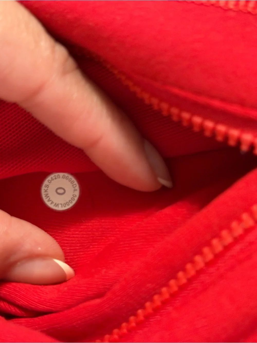 Lululemon red define Jacket - Picture 2 of 2